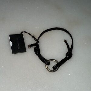 John Hardy Cord Bracelet with Silver Ring